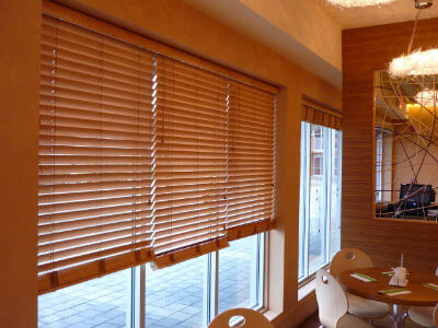 wooden blinds in uk image
